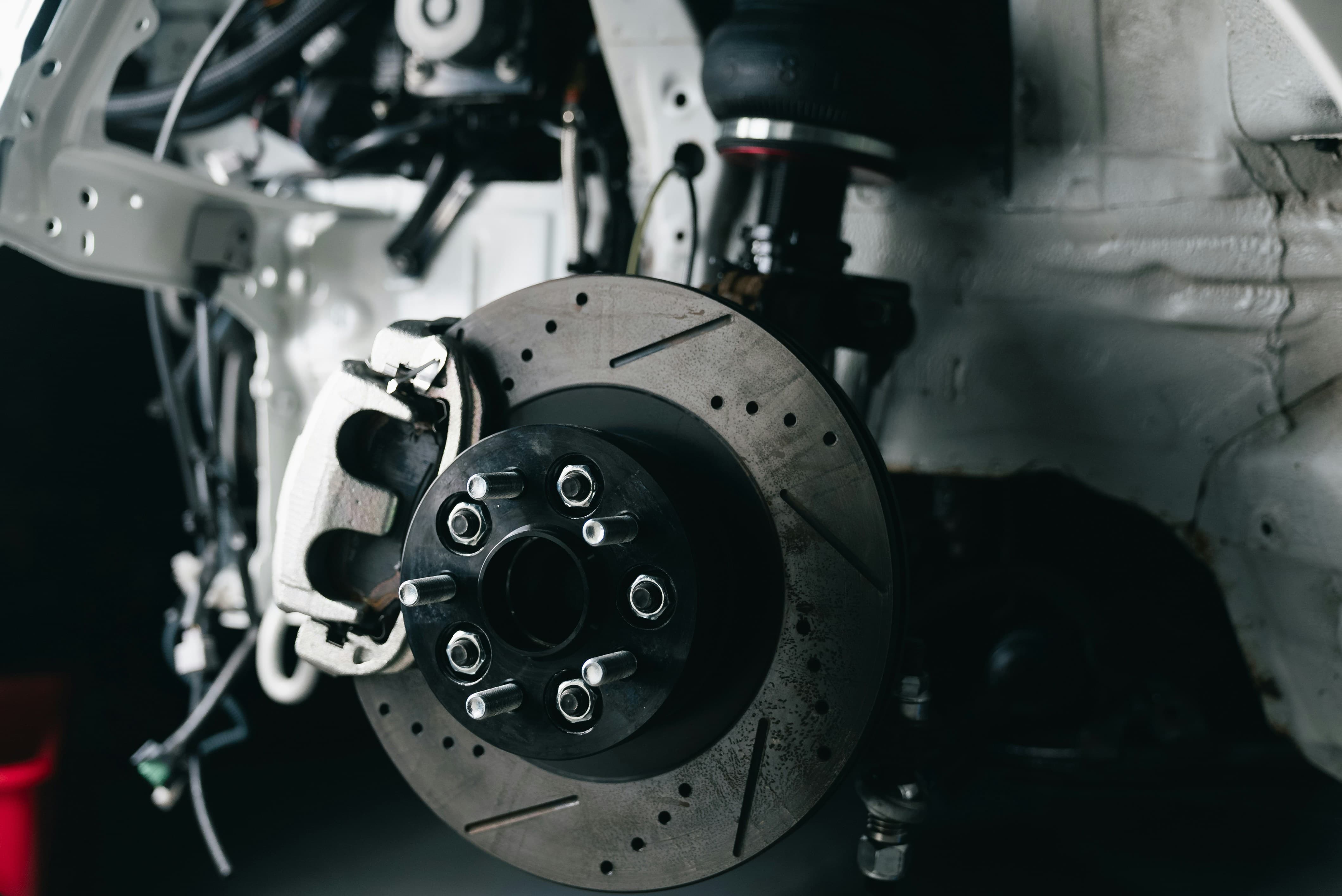 Truck maintenance and brake repairs at Van Rensburg Engineering, Midrand