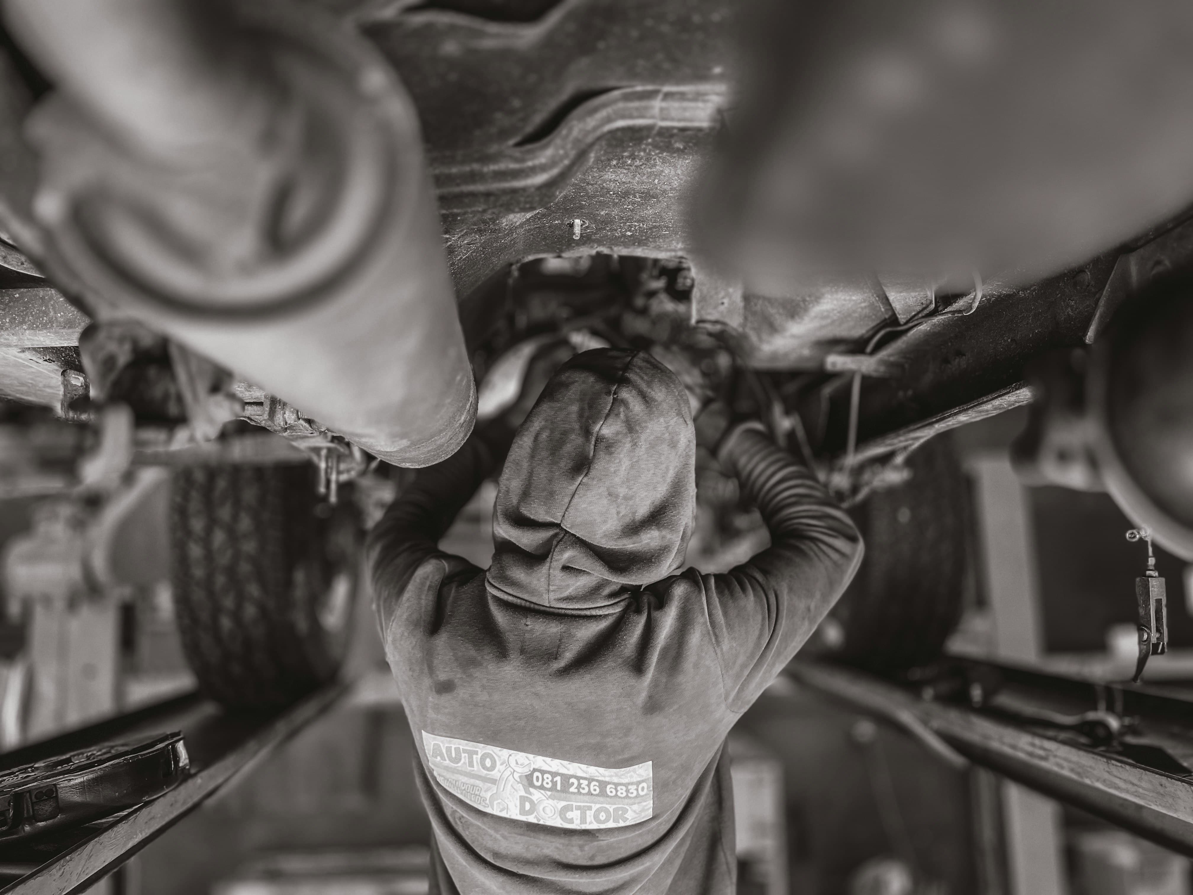 Fleet vehicle maintenance at Van Rensburg Engineering, Midrand